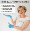 ARNOMED Nitril Handschuhe Blau, 200er Sparpack, Größe L | Produktbild-Vorschau 3
