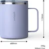 Thermobecher Edelstahl 350ml Henkel Kaffee Becher Trinkbecher isoliert Vinsun Produktbild-Vorschau