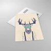 Bilder auf glas - Einteilig - Hirsch Abstraktion - 70x100cm Produktbild-Vorschau 2