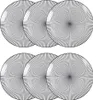 HOMLA 6er-Set Essteller NAVIA schwarz 27 cm Produktbild-Vorschau 1