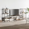 vidaXL TV skříňka kouřový dub 206,5x28,5x95 cm materiál na Náhled obrázku produktu 4