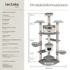 tectake® Kratzbaum Fippi 201 cm inklusive Spielkordel und Produktbild-Vorschau 5