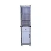 Hochschrank multifunktional 39,5x29,5x160 cm Weiss Grau mit Produktbild-Vorschau 5