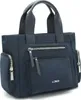 L.CREDI borsetta borsa a tracolla Odeta Handle Bag Marine Anteprima dell’immagine prodotto 2