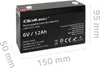 Akumulator AGM Qoltec 6V | 12Ah Podgląd zdjęcia produktu 12