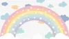 Vlies Fototapete Kinderzimmer Regenbogen (312x219cm - 3 Produktbild-Vorschau 1