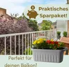 4er Set Blumenkasten Balkongeländer Balkon Blumenkasten Produktbild-Vorschau 7