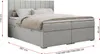 Boxspringbett mit 2 Bettkästen, Matratze und Topper, Produktbild-Vorschau 6