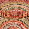 Naturfaser Teppich Handgefertigt Jute Salsa Bunt Oval, Produktbild-Vorschau 4