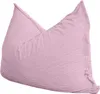 Pouf in velluto a coste BANANAIR 180 x 140 cm viola chiaro Anteprima dell’immagine prodotto 1