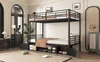 Sweiko ijzeren bedframe, stapelbed, open schoenenkast, Productafbeelding-voorbeeld 14