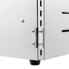 A close-up view of a stainless steel hinge on a food dehydrator. Podgląd zdjęcia produktu