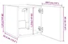 vidaXL TV-Wandschränke mit LED-Leuchten 2 Stk. Weiß Produktbild-Vorschau 8