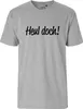 Huuraa Herren T-Shirt Heul doch Schriftzug XL Sport Grey Produktbild-Vorschau 2