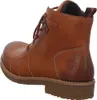 A brown leather boot shown from the side and back. Produktbild-Vorschau