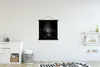 MuchoWow® Textilposter Gorilla - Affe - Tiere - Schwarz und Produktbild-Vorschau 2
