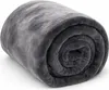 Flanell Kuscheldecke 150x200cm Dunkelgrau Produktbild-Vorschau 2