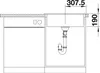 Blanco Palona 6 - Keramický drez, 615x510 mm, InFino, Náhľad obrázku produktu 10