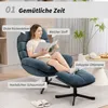 HOMCOM Relaxsessel mit Hocker Sessel Loungesessel mit Produktbild-Vorschau 4