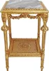 Casa Padrino Barock Beistelltisch Gold / Grau - Prunkvoller Produktbild-Vorschau 2