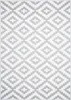 Tapis IBIZA Outdoor Blanc Gris Pique-nique Jardin ÖKO-TEX Voir les images du produit 1