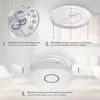 LED Deckenleuchte Bad rund Badezimmer-Lampe flach IP44 Produktbild-Vorschau 5