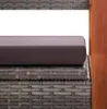 vidaXL Banc avec espace de rangement 115 cm Poly rotin bois Voir les images du produit 5