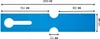 Etichette per slot CombiCraft 260 x 50 mm blu - 500 pezzi Anteprima dell’immagine prodotto 2