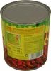 A close-up of a tin can of red kidney beans, showing the label with nutritional information and ingredients. Náhľad obrázku produktu