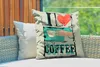 MuchoWow® Outdoor Kissen - Kaffee - Zitate - Vintage - Ich Produktbild-Vorschau 3