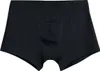 A pair of black boxer shorts is shown against a white background. Produktbild-Vorschau