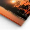 Bild auf Leinwand - Leinwandbild - Palme Fluss Sommer - Produktbild-Vorschau 5