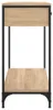 vidaXL Konzolový stolík Sonoma dub 75x34,5x75 cm odvodený Náhľad obrázku produktu 7