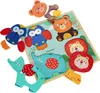 DŘEVĚNÉ dětské puzzle, VELKÉ vzdělávací puzzle, 4 zvířecí Náhled obrázku produktu 9