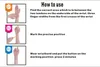 Instructions on how to use wristbands for motion sickness. Produktbild-Vorschau