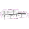 Gartensofa 4-Sitzer Massivholz Douglasie 838052 Produktbild-Vorschau 12