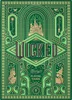 The image shows the front of a deck of Wicked playing cards, featuring intricate green and gold art deco-style designs. Náhled obrázku produktu