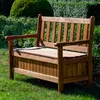 Dobar Massive Truhenbank mit Stauraum für Garten, aus Holz, Produktbild-Vorschau 19