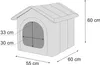 Haustierhütte Hundehaus Höhle Hundehütte Katzenhütte Produktbild-Vorschau 7