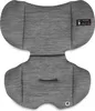 A gray fabric car seat insert is shown against a white background. Produktbild-Vorschau