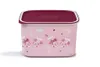 A pink Tupperware storage box with a burgundy lid, decorated with Minnie Mouse chef graphics. Anteprima dell’immagine prodotto