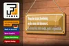 Blechschild Spruch 27x10cm wenn der letzte Strohhalm Sekt Produktbild-Vorschau 3