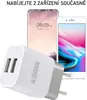 KOMA Nabíječka do sítě univerzální, 2x USB, 2.1A, 10W, bílá Náhled obrázku produktu 2