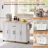 A kitchen island is shown in a kitchen setting, with smaller inset images showing it in different room contexts. Produktbild-Vorschau