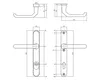 Schutzgarnitur Schmalschild Intersteel Drücker/Drücker PZ Produktbild-Vorschau 2