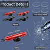 6 Stück Auto Sicherheitshammer - Notfallgerät zum Produktbild-Vorschau 3