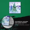 Coloray Uhr auf Leinwand 30x30 cm Wand Uhr Dekoration Produktbild-Vorschau 5