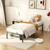 KUTAS Klassische Betten 90x200, Metallbett Schwarz mit 32 Produktbild-Vorschau 8