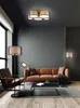 Stojací lampa Trio Burton E27/E14 dvojitá ⌀45cm černá matná Náhled obrázku produktu 7