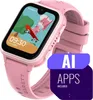 Garett Kids Vibe AI 4G smartwatch rosa Anteprima dell’immagine prodotto 2